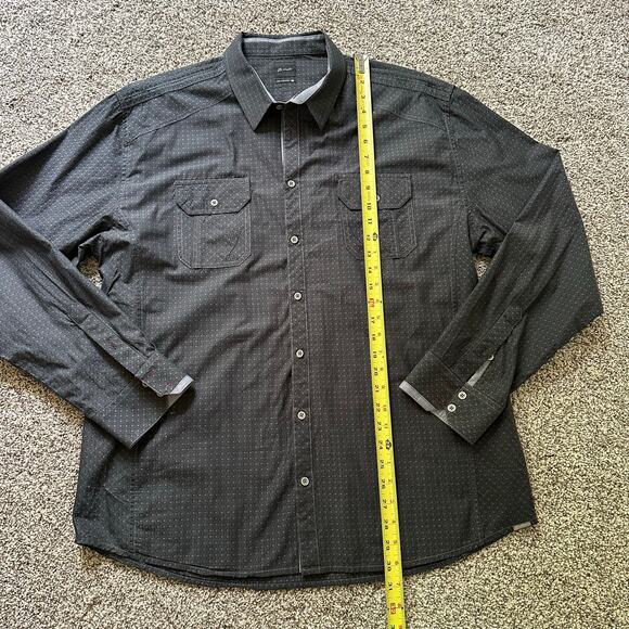 JB Holt the Truman gray button down shirt size XL Mens - Picture 8 of 9